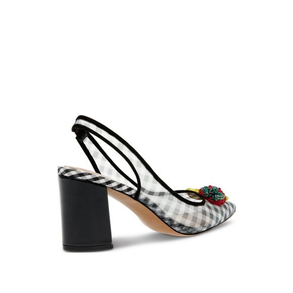 Betsey Johnson Sz. 10 Laney Fruit Slingback Mesh Pumps - Picture 4 of 16